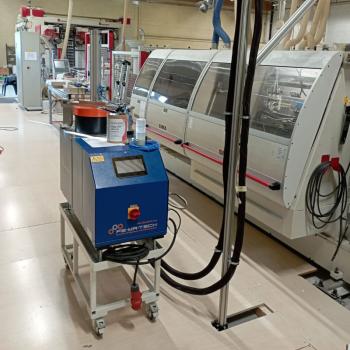 PUR bag melting device